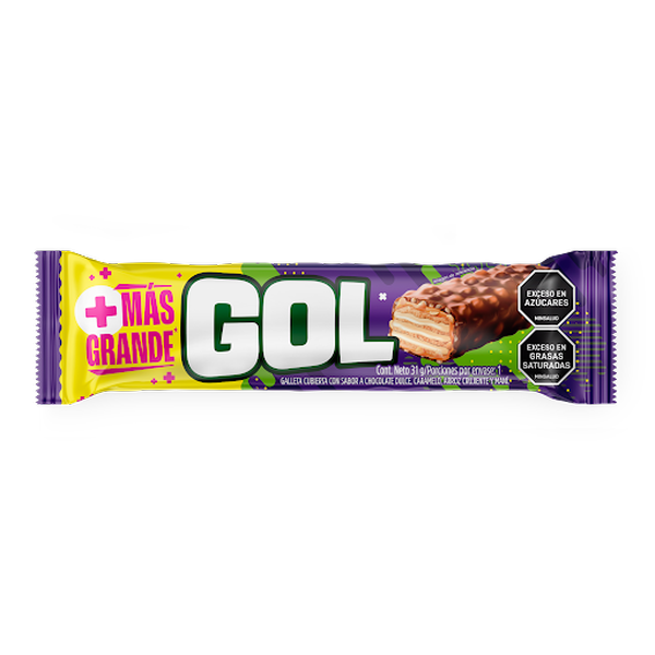 Gol Golosina Galleta Con Sabor a Chocolate 31 g