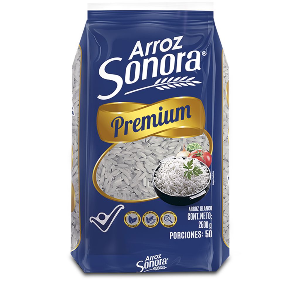Arroz Sonora , Arroz Blanco Premium Libre de Gluten