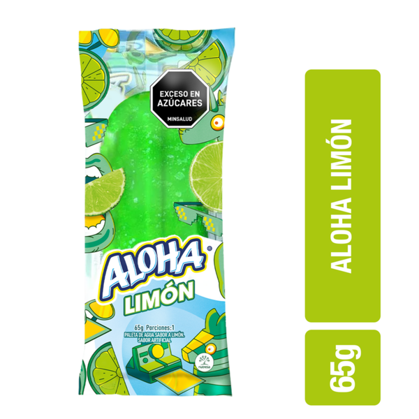 Paleta Aloha Limón 65 g