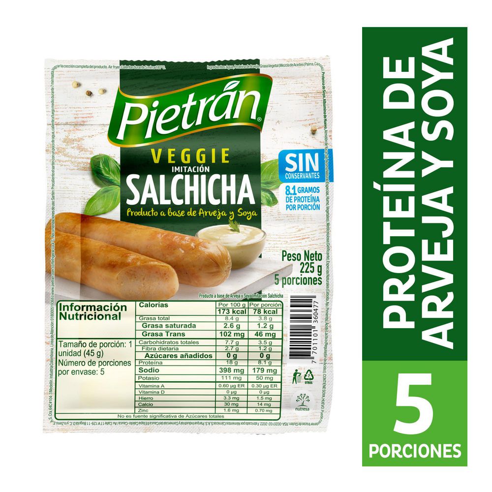 Pietran Salchicha Veggie