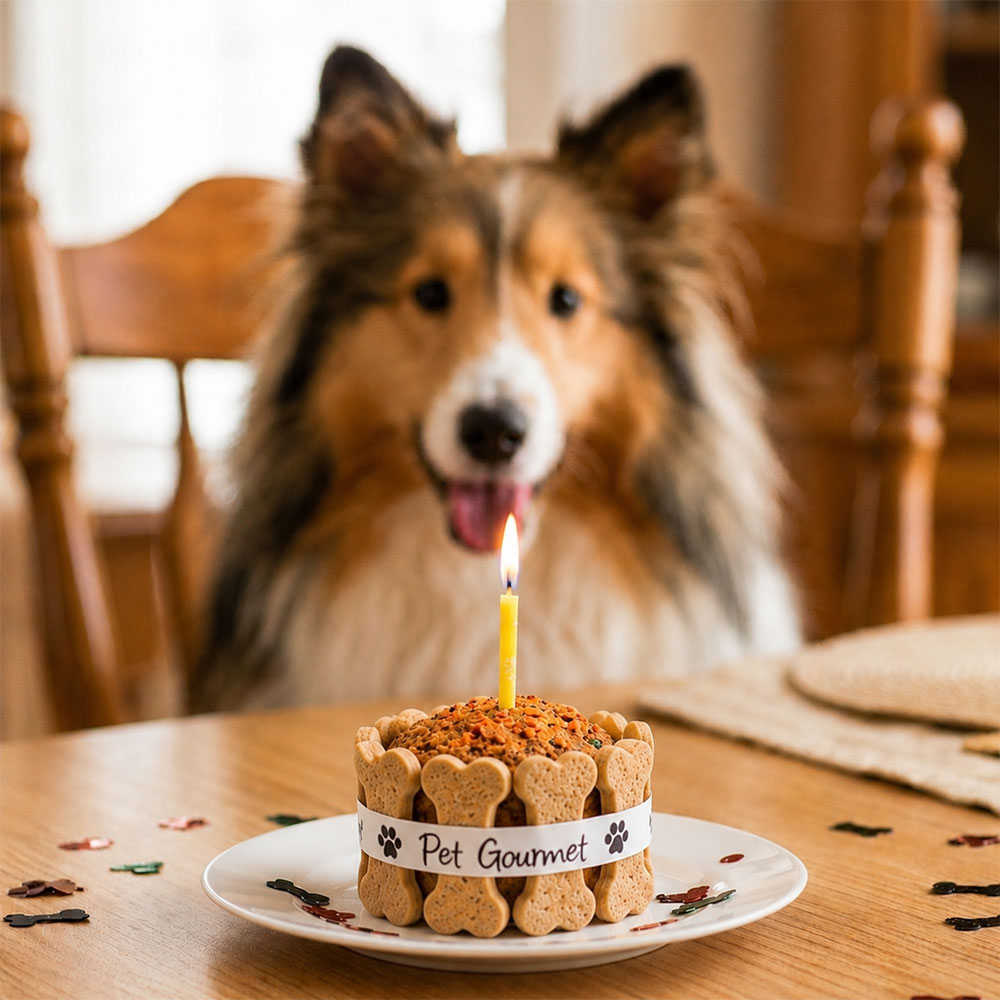 Torta Cumpleaños Perro Clásica Pollo 400 G