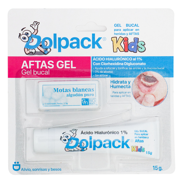 Dolpack Gel Kids Aftas Tubo
