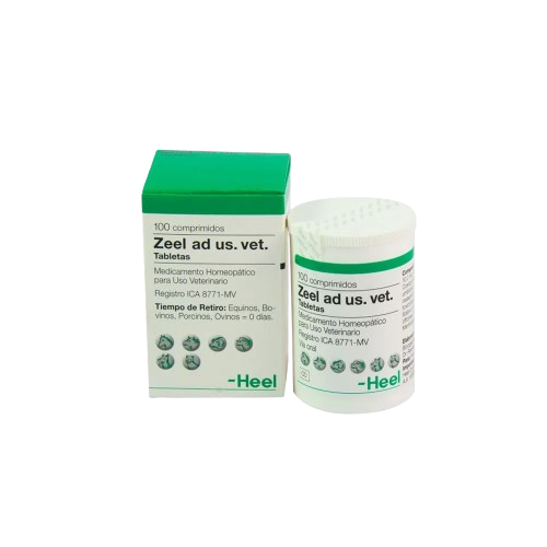 Zeel Ad Us Vet Tabletas Medicamento Homeopático Uso Veterinario