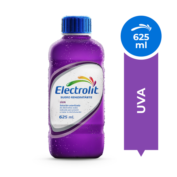 Electrolit Suero Rehidratante Sabor Uva