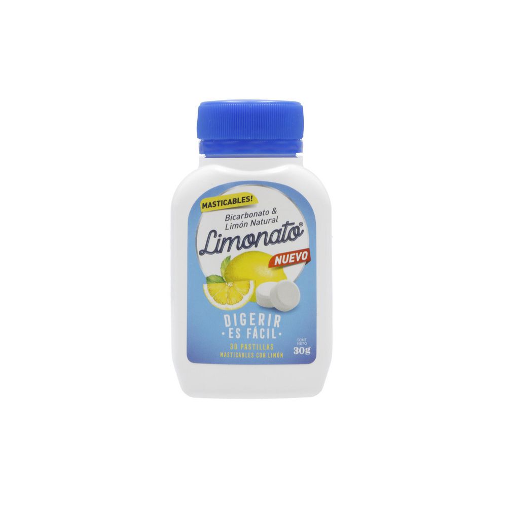 Limonato Masticables Bicarbonato + Limón Natural