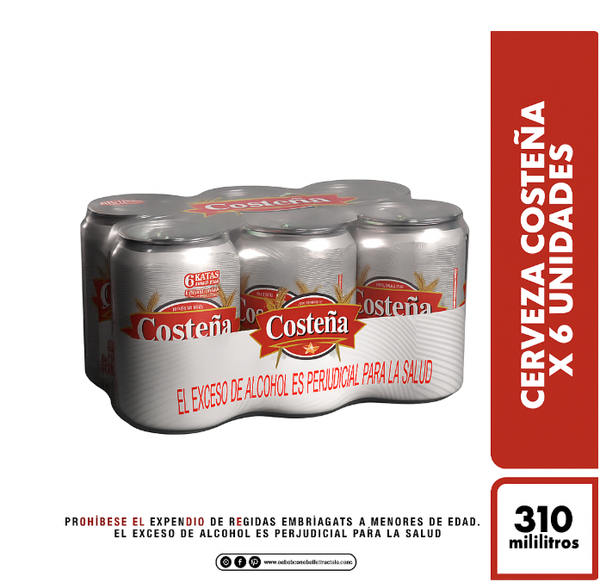 Costeña Pack de Cerveza