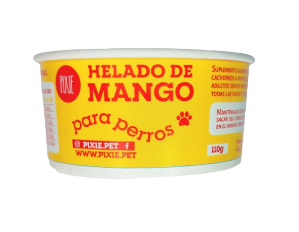 Pixie Helado Para Perro de Mango