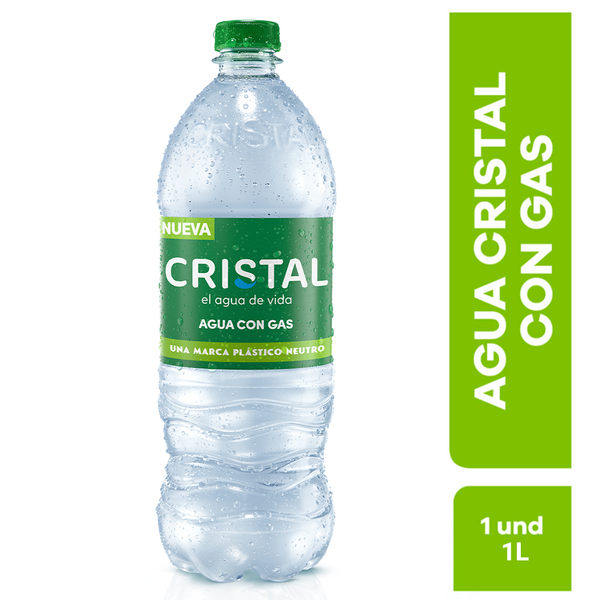 Cristal Agua Con Gas 1 L
