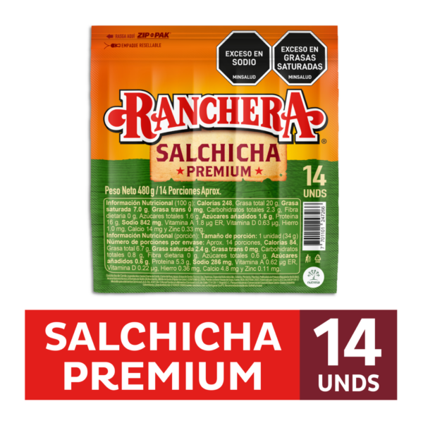 Ranchera Salchicha 480 g