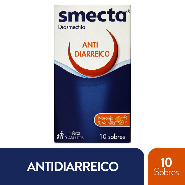 Smecta Polvo Para Solución Oral Con Sabor a Naranja y Vainilla