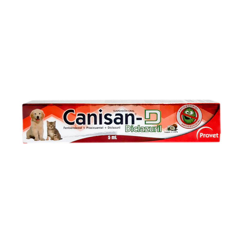Canisan D Antiparasitario Perro y Gato 5 mL