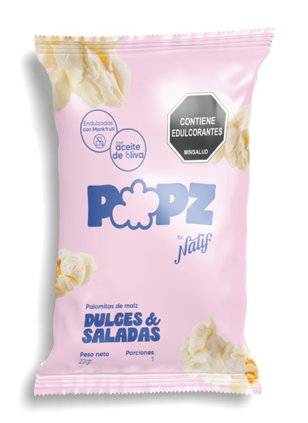 Popz Natif Palomita de Maíz Dulces & Saladas