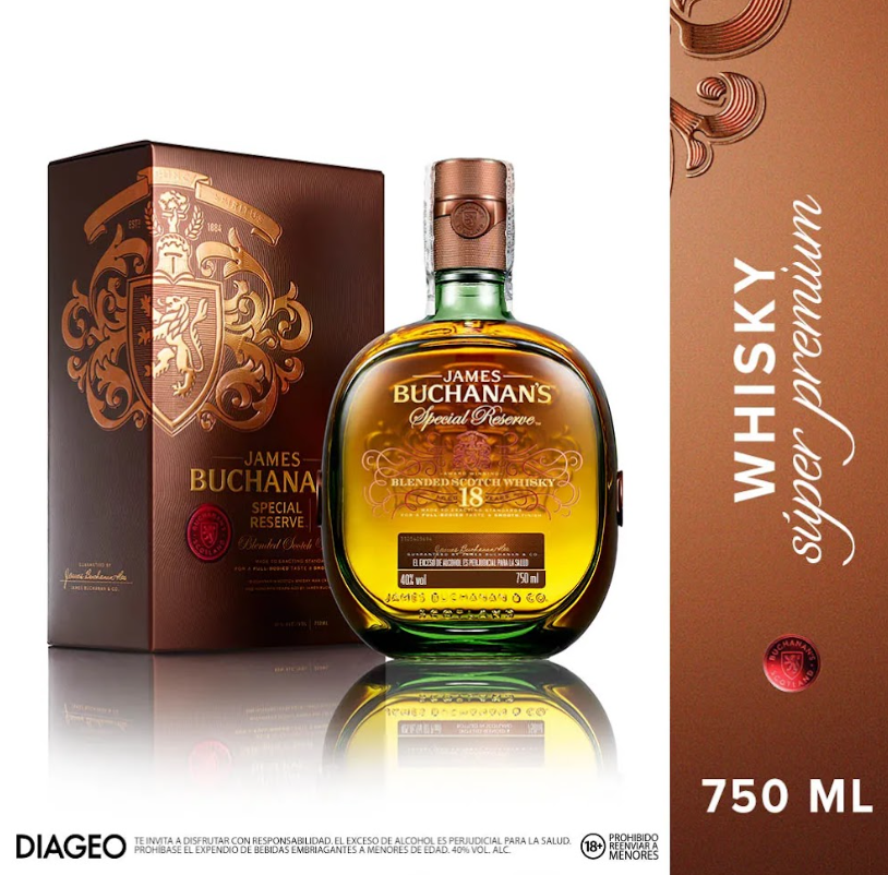 Buchanan's Reserve 18 años 750ML